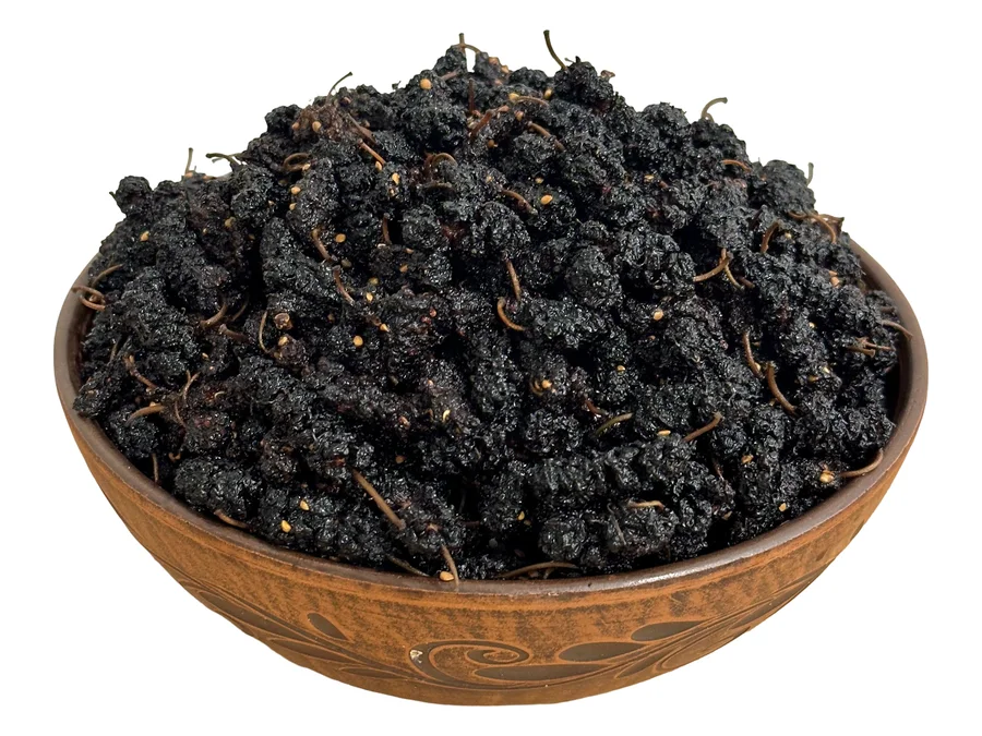 Dried black mulberry